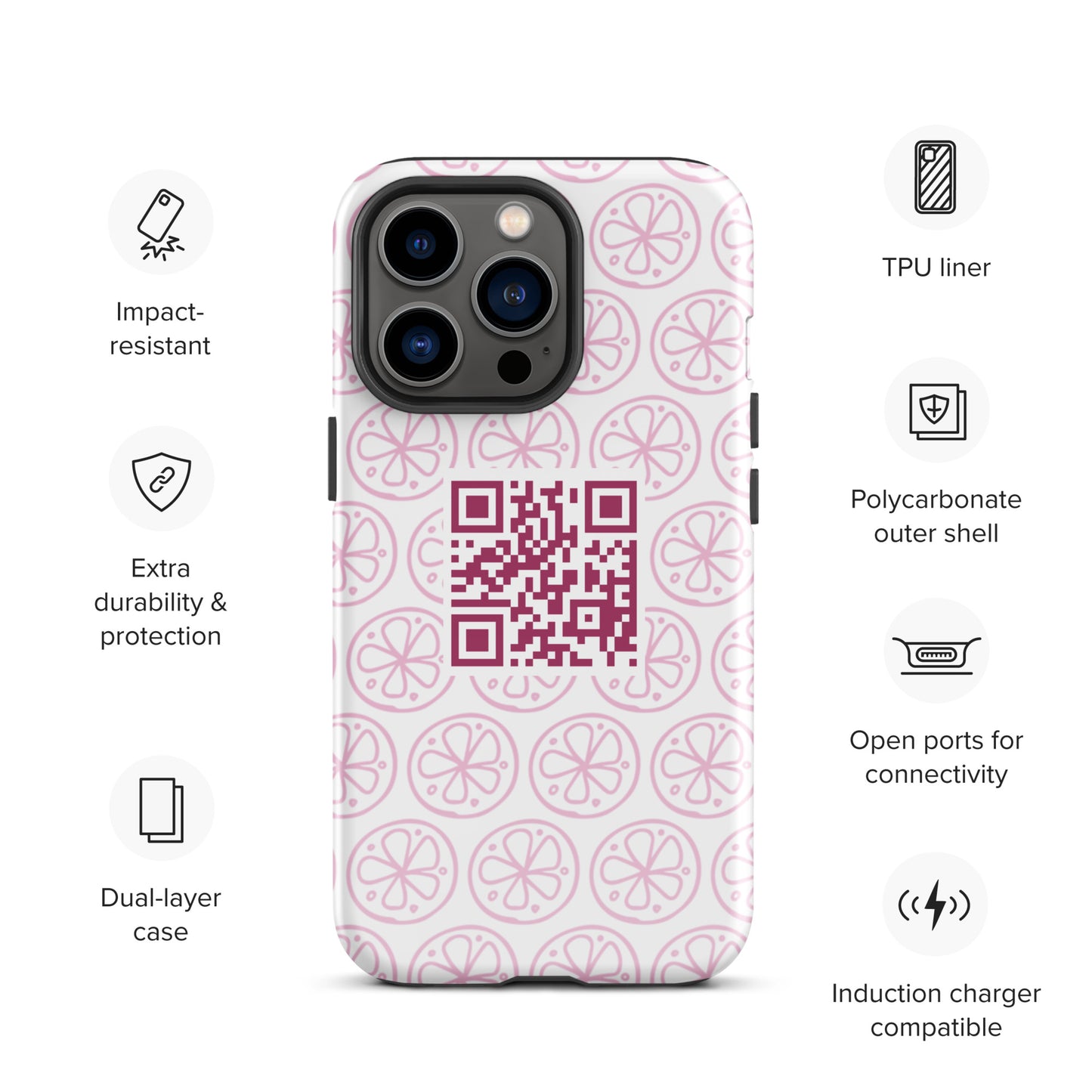 Tough Case for iPhone® - Lila & Phia