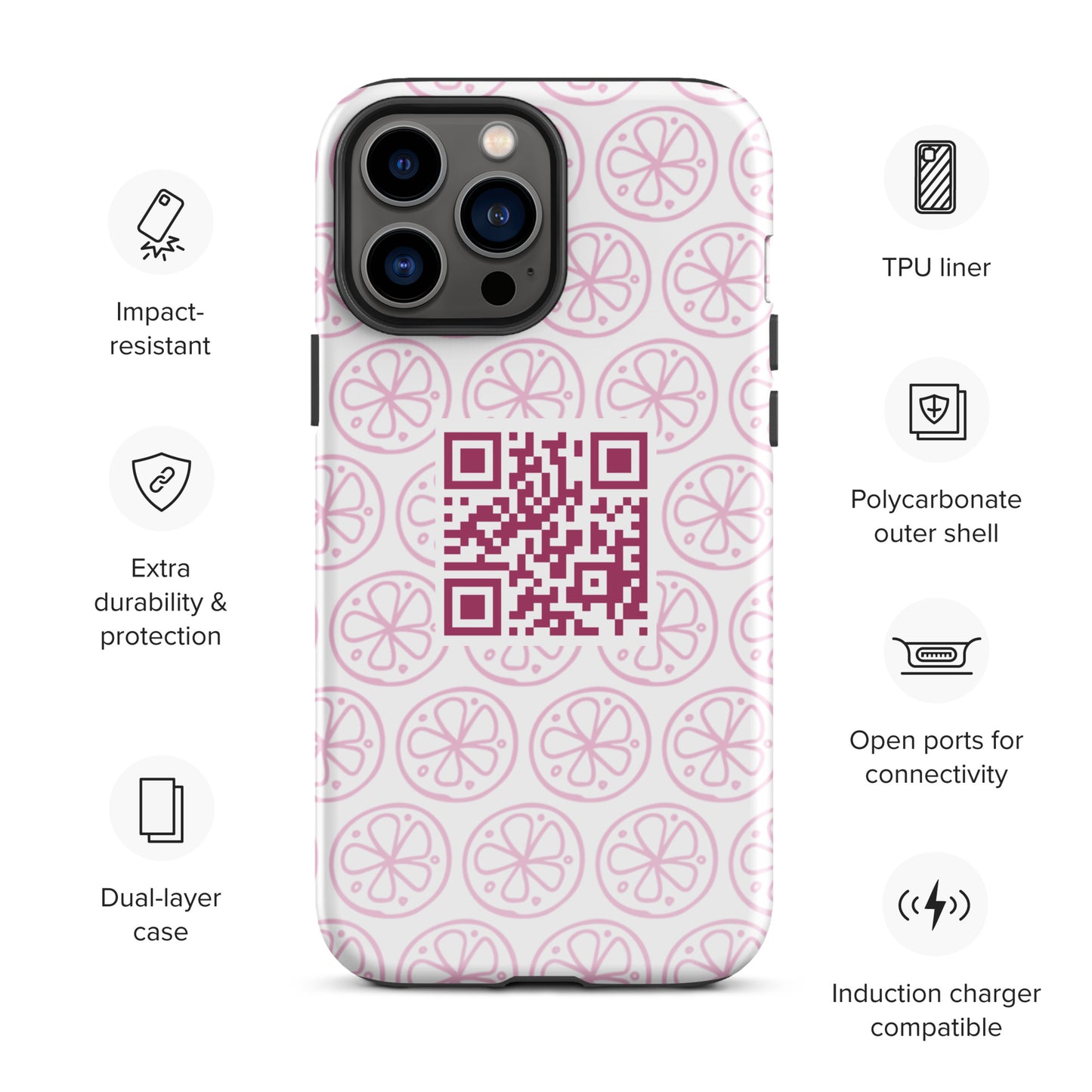 Tough Case for iPhone® - Lila & Phia