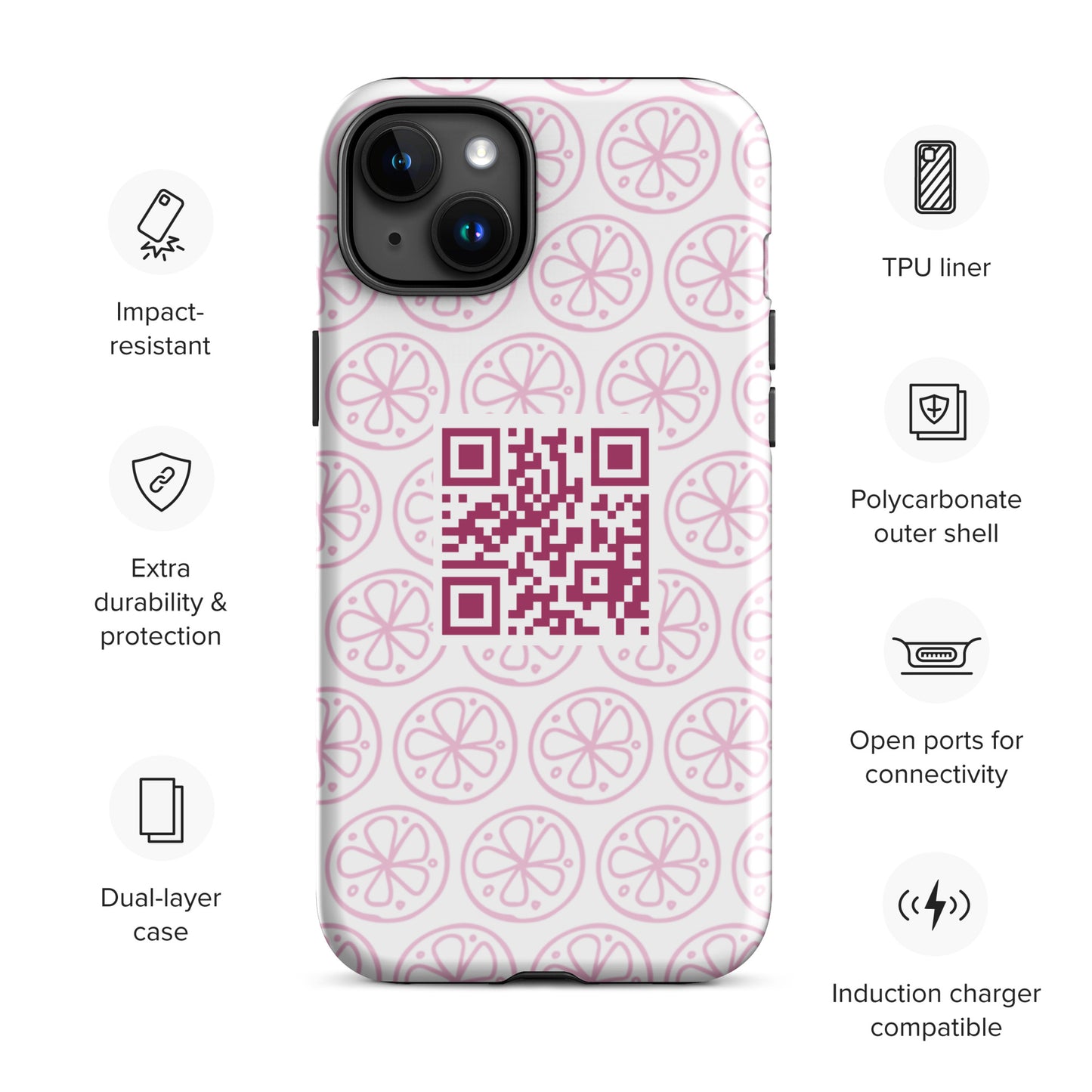 Tough Case for iPhone® - Lila & Phia