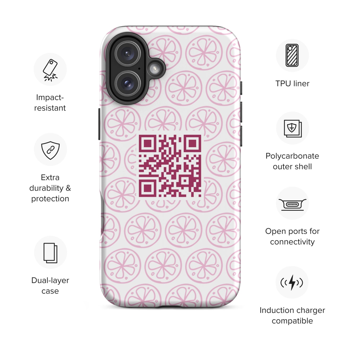 Tough Case for iPhone® - Lila & Phia