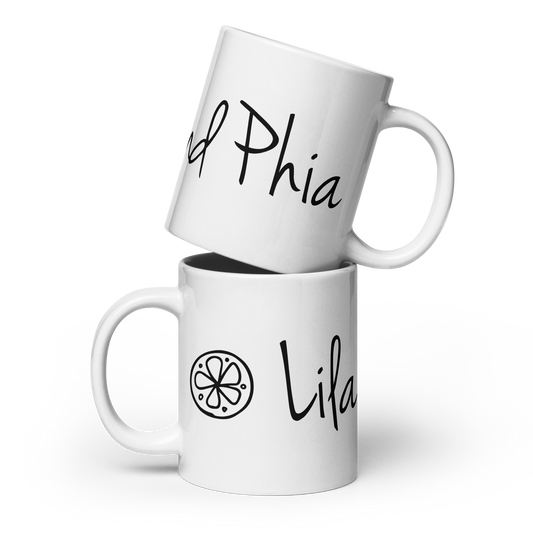 White glossy mug - Lila & Phia