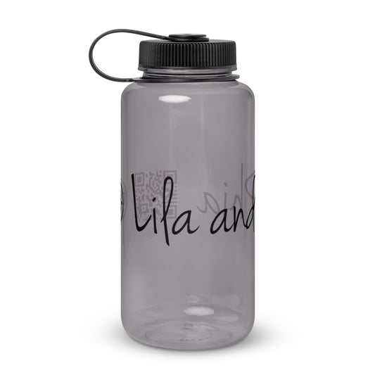 Wide mouth plastic water bottle - Lila & Phia